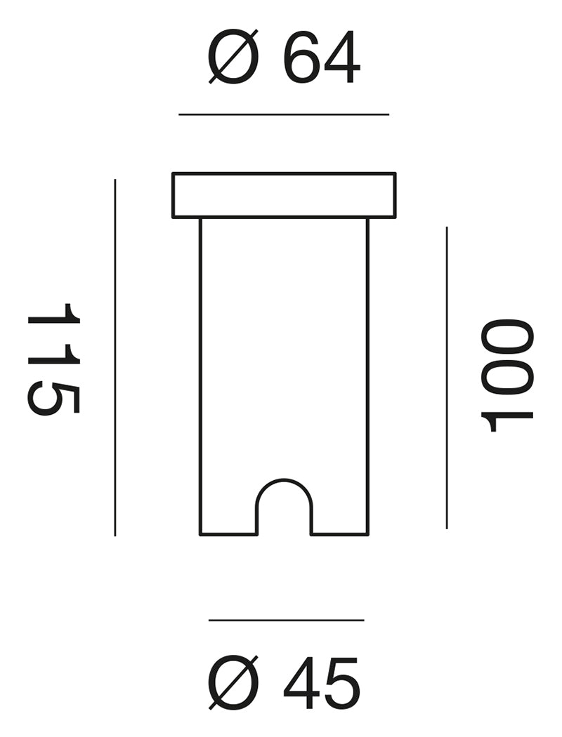 Ges221c — Faretto calpestabile a LED