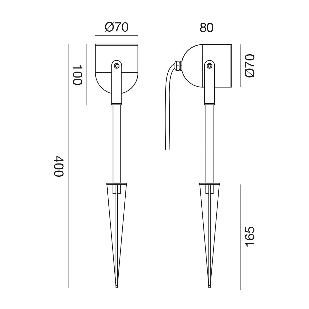 Ges2281 — Proiettore da esterno a LED