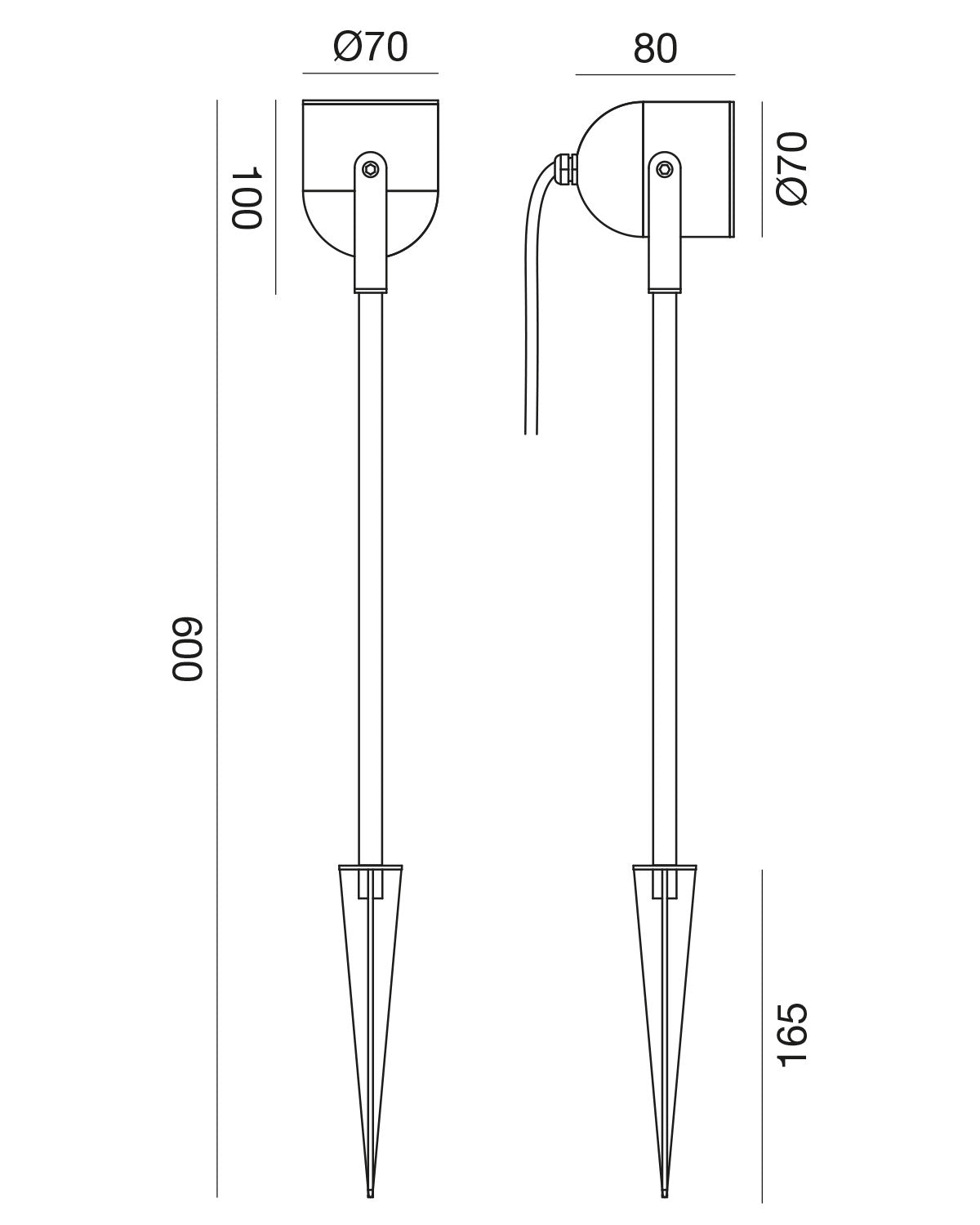 Ges2292 — Proiettore da esterno a LED
