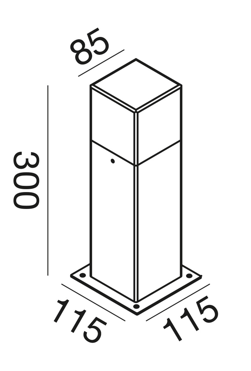 Ges401 — Paletto da esterno a LED