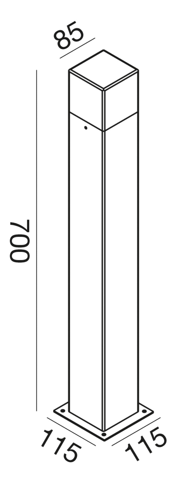 Ges402 — Paletto da esterno a LED