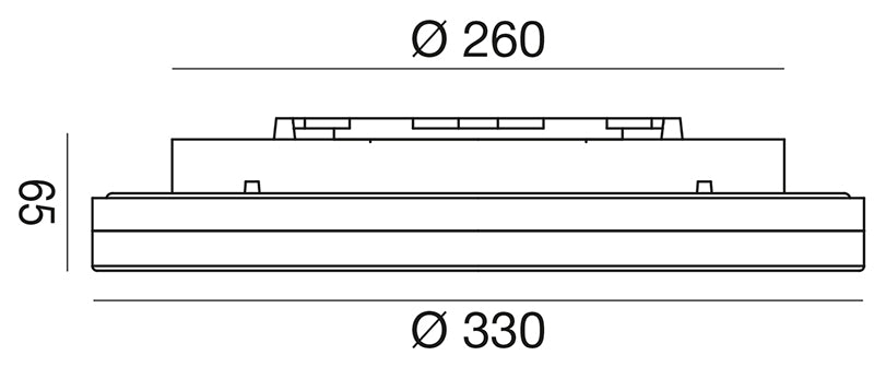 Ges831 — Plafoniera a LED