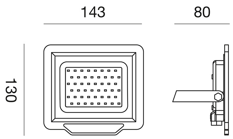 Ges841 — Proiettore da esterno a LED