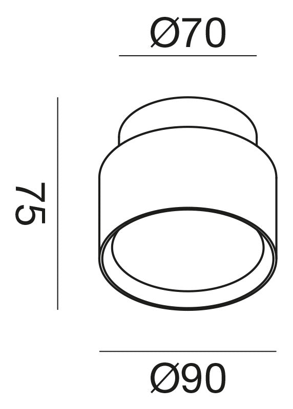 Gfa1070 — Plafoniera a LED