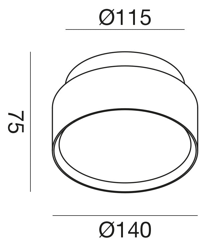 Gfa1072 — Plafoniera a LED