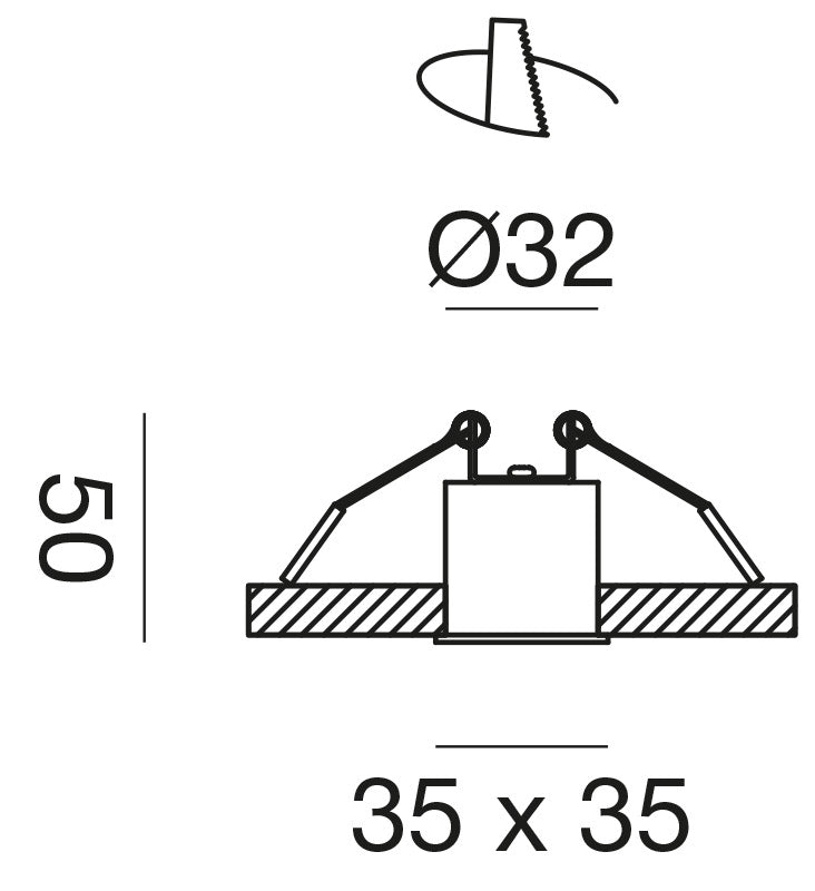 Gfa1093 — Faretto da incasso a LED