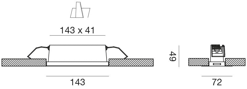 Gfa1130 — Faretto da incasso a LED