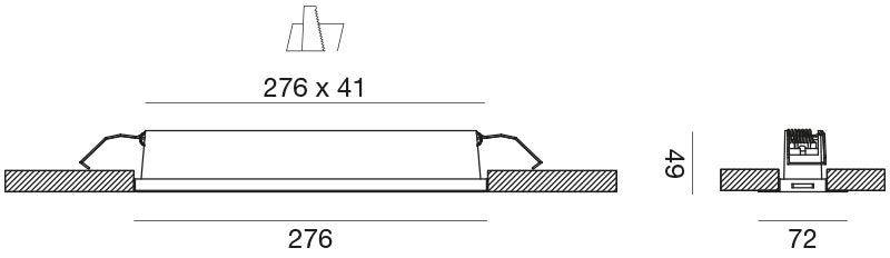 Gfa1131 — Faretto da incasso a LED