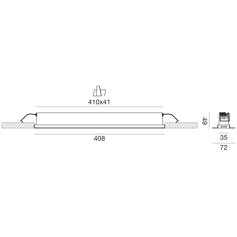 Gfa1132c — Faretto da incasso a LED