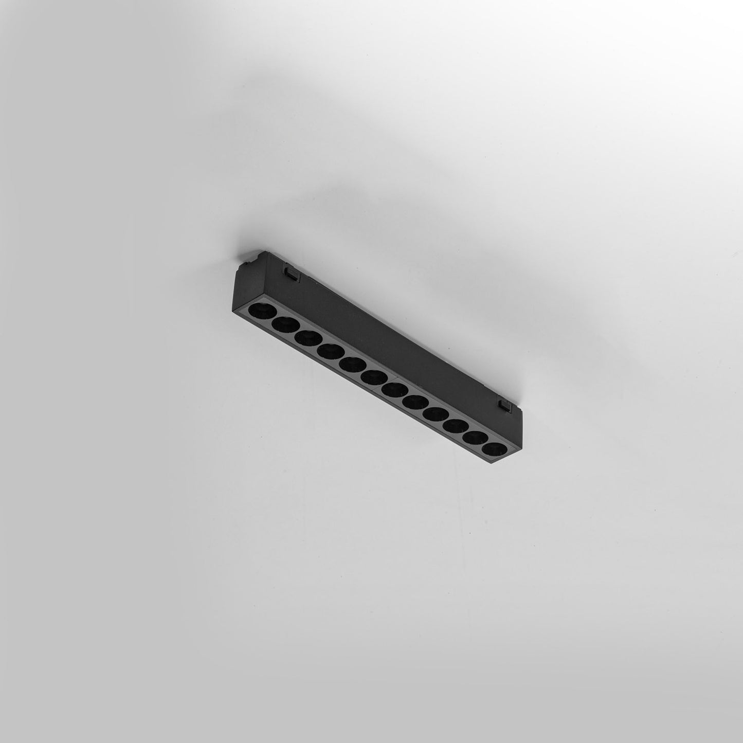 Barra antiabbaglio 12W — 20 cm — binario 48V Nero opaco