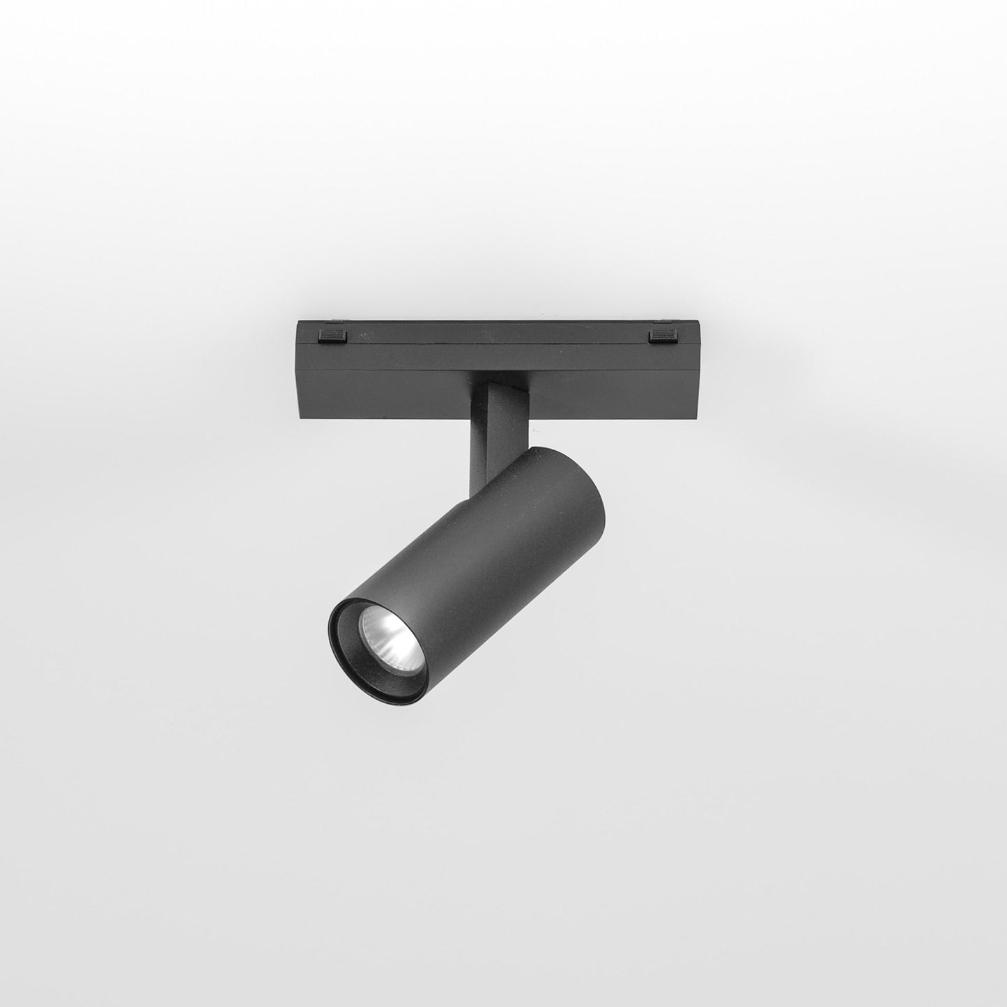 Faretto orientabile 8W — Ø3,5 cm — binario 48V Nero opaco