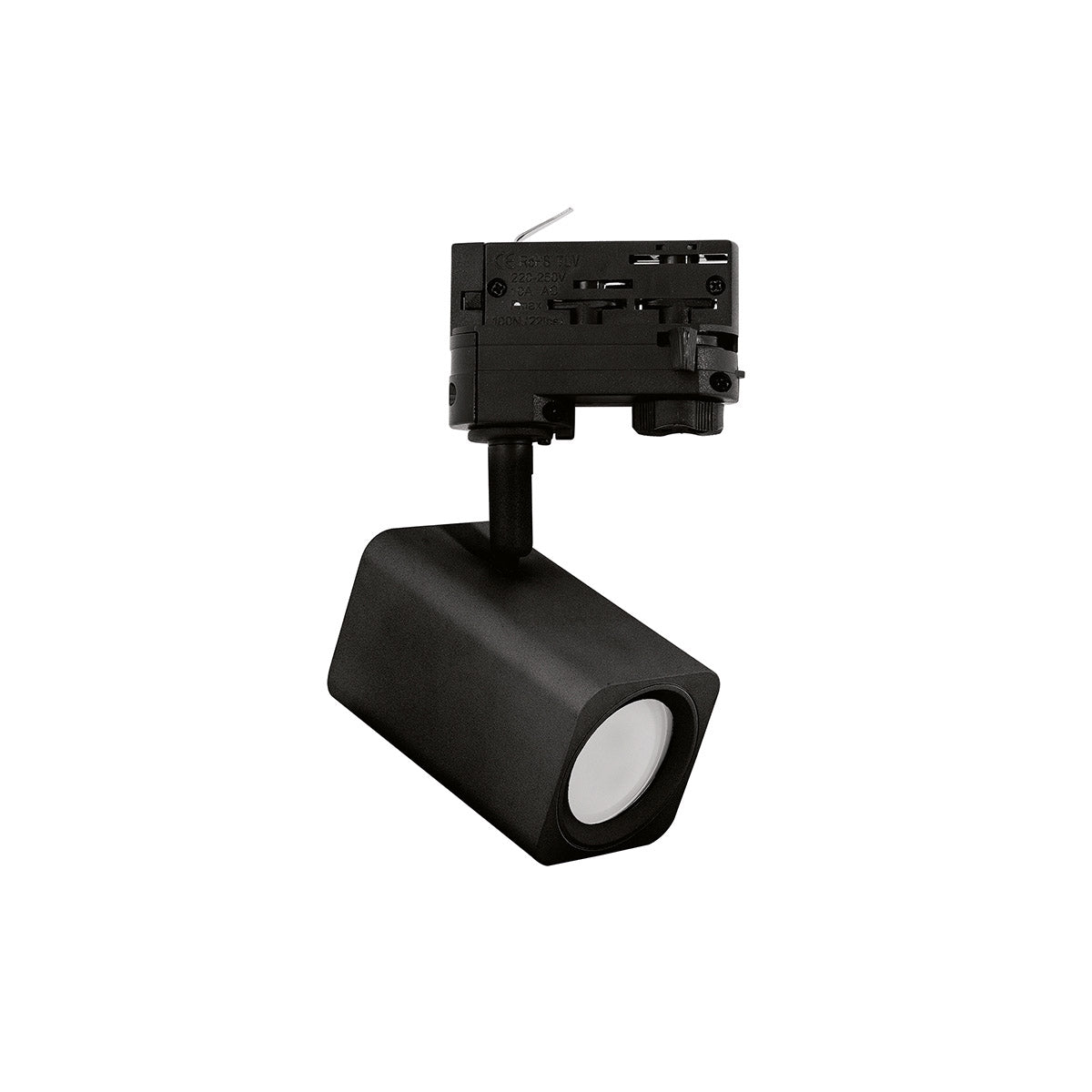 Proiettore a binario trifase per lampadina GU10 — Nero