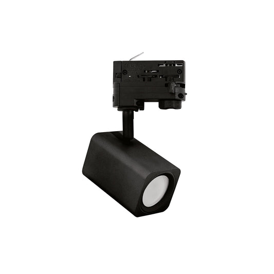 Proiettore a binario trifase per lampadina GU10 — Nero
