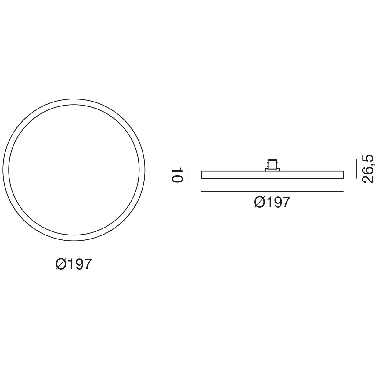 Gfa1912 — Faretto per binario 48V a LED