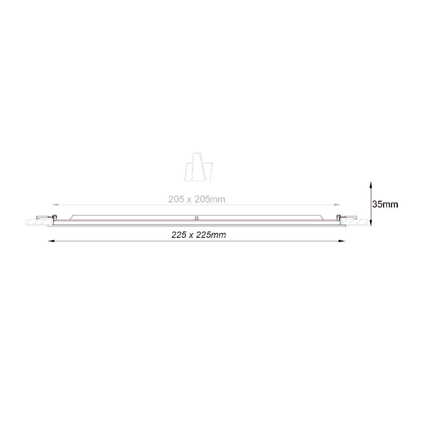 Gfa755 — Faretto da incasso a LED