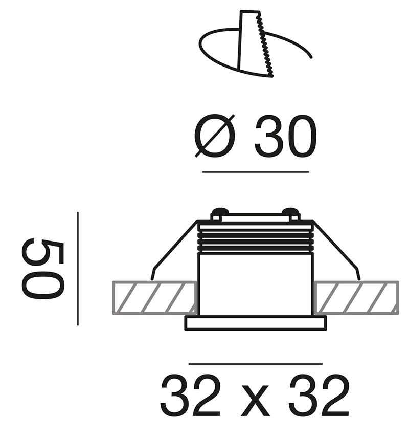 Gfa902 — Faretto da incasso a LED