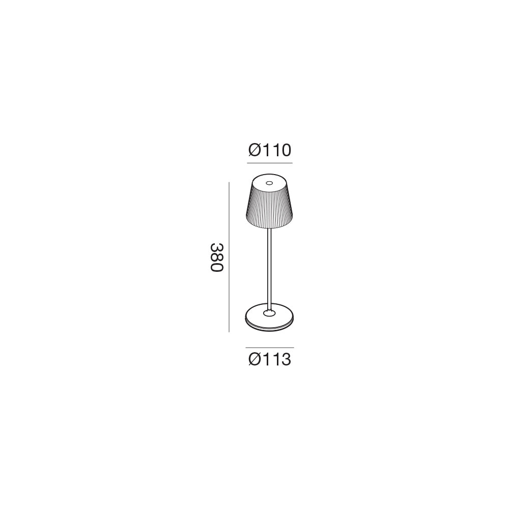 Gls053 — Lampada da tavolo da esterno a LED