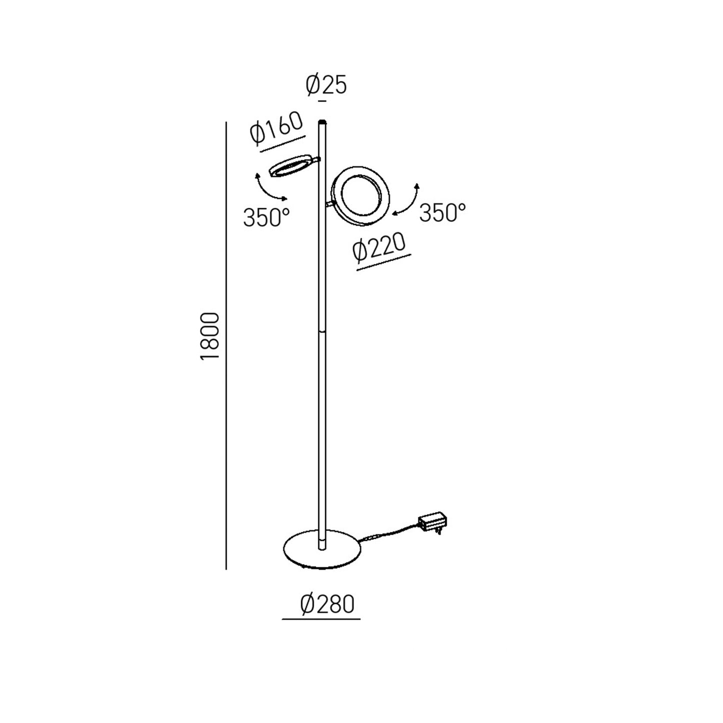 Gpib32 — Lampada da terra a LED
