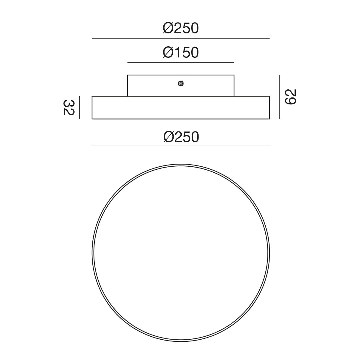 Gpl352 — Plafoniera a LED