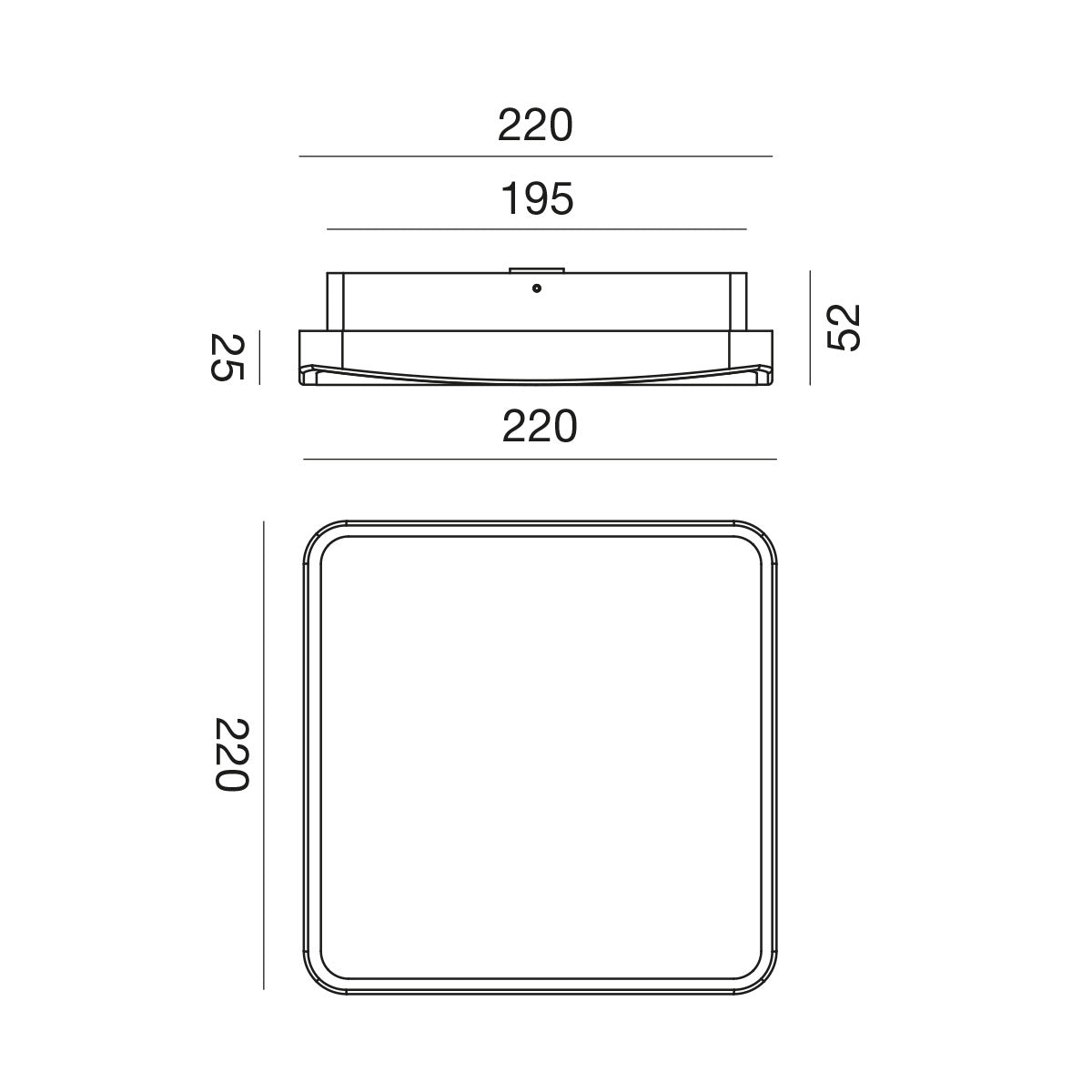 Gpl372 — Plafoniera a LED