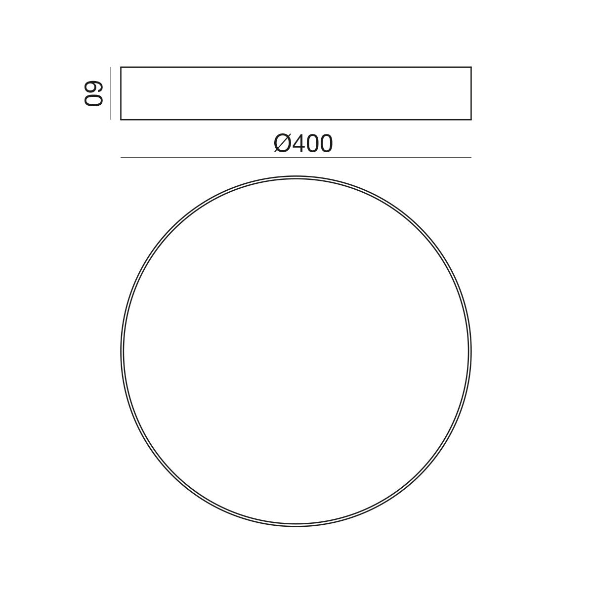 Gpl382 — Plafoniera a LED