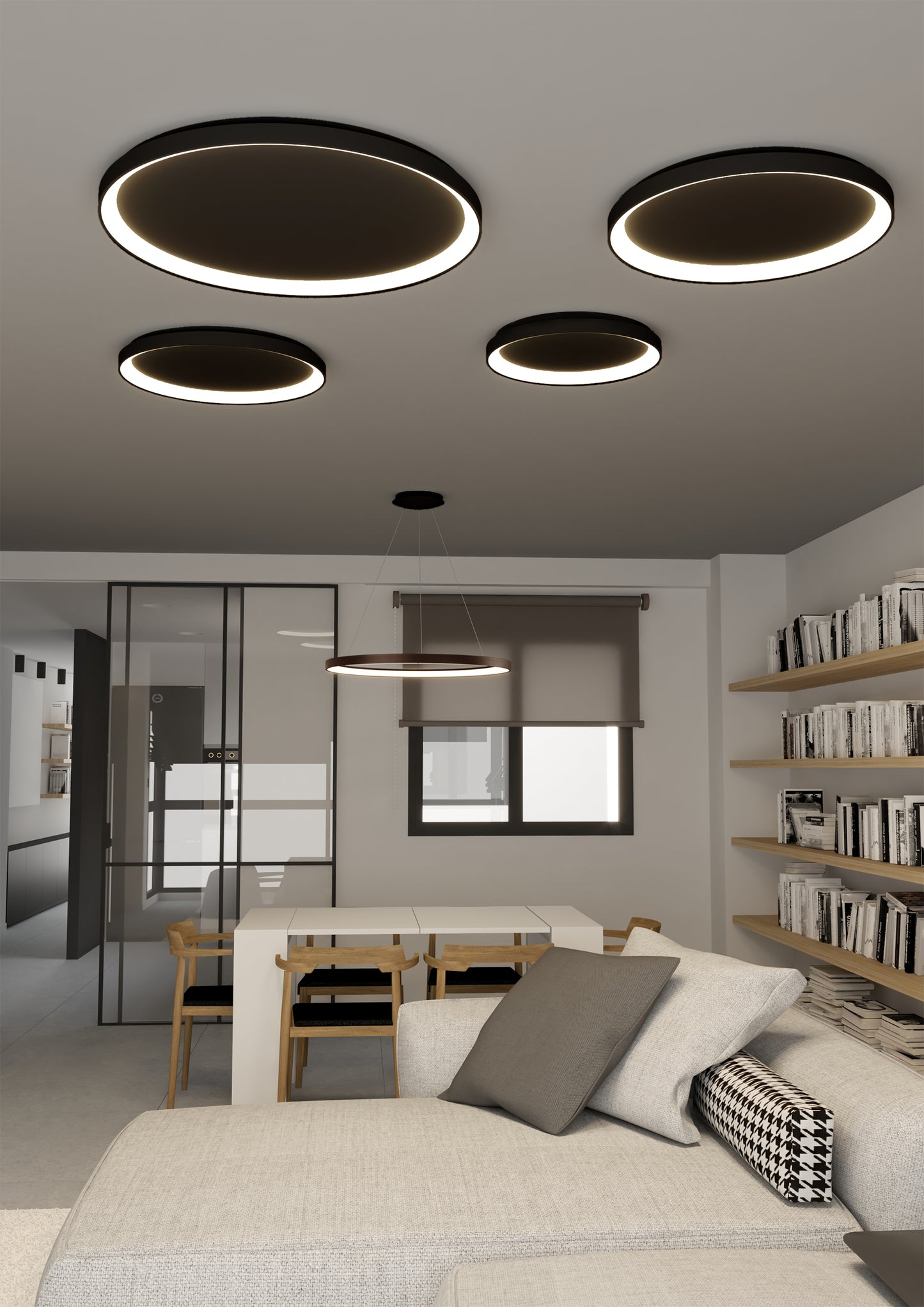 Grace Plafoniera 780 Nero
