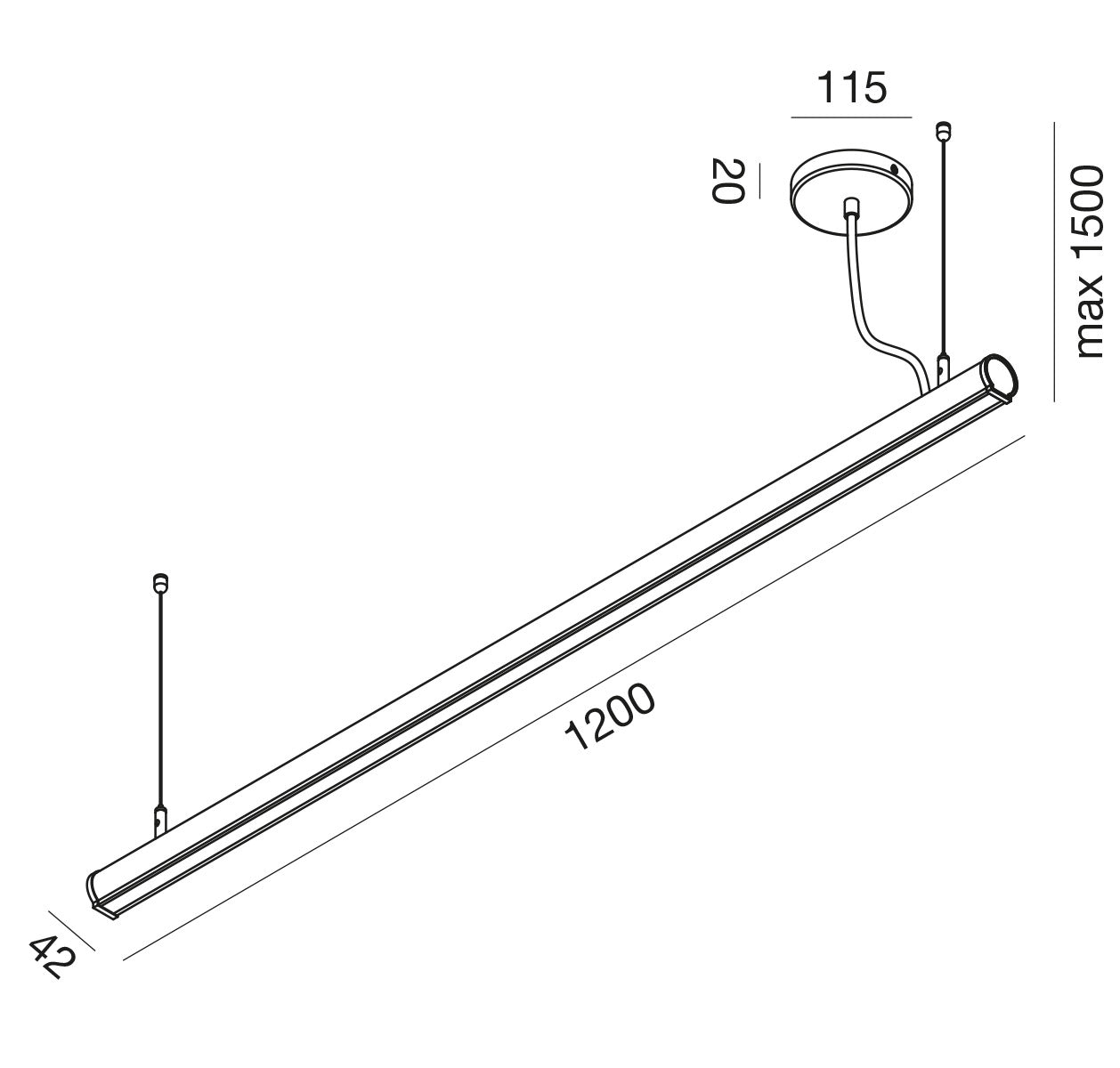 Gso121 — Plafoniera da ufficio a LED