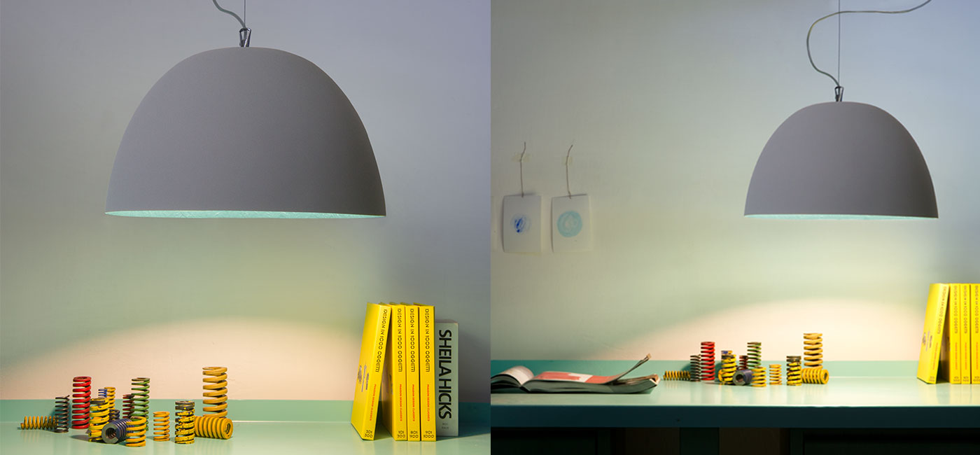 H2O cemento — sospensione Ø 46 cm