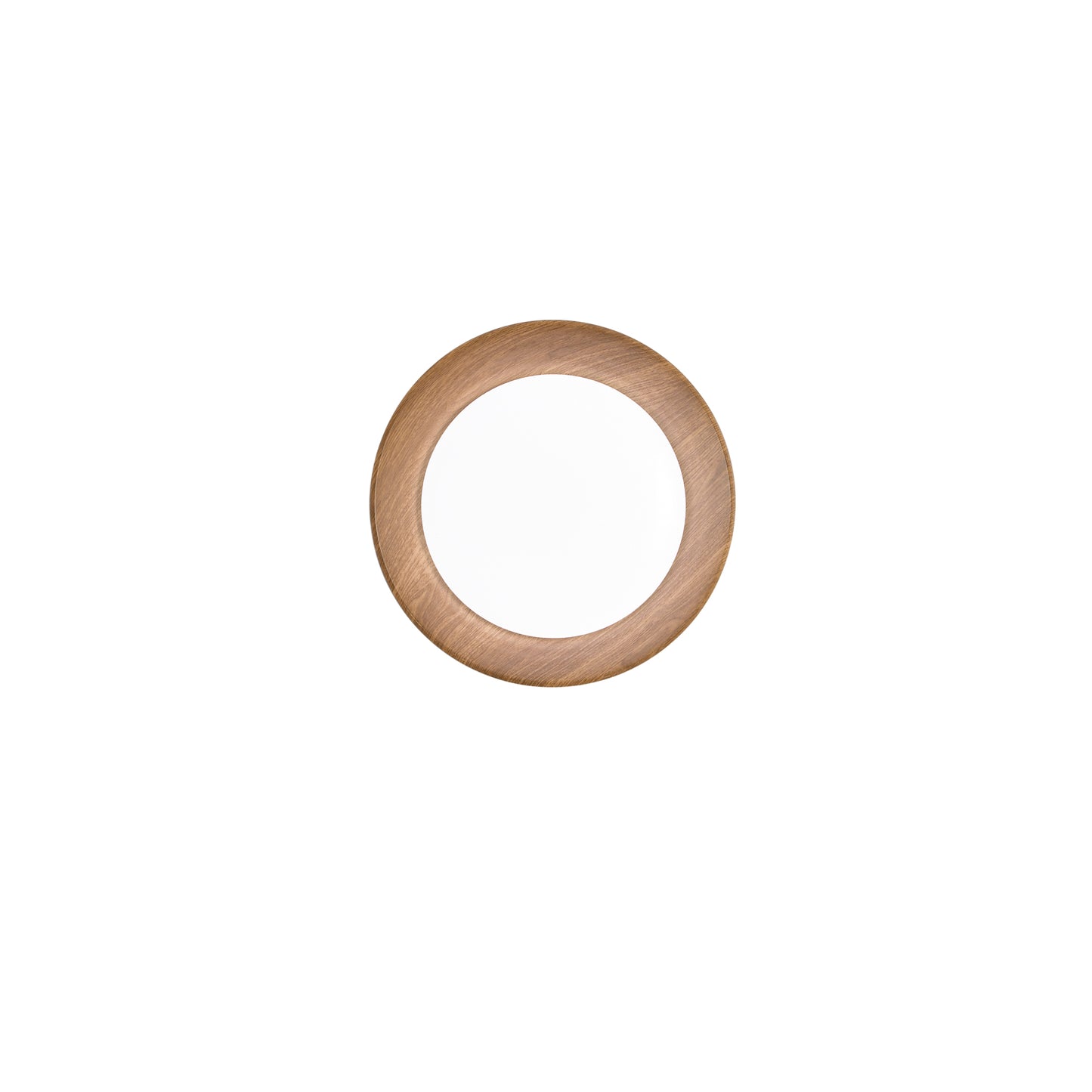 Plafoniera LED ARKA in metallo nero e legno - CCT - 40 cm. Ø
