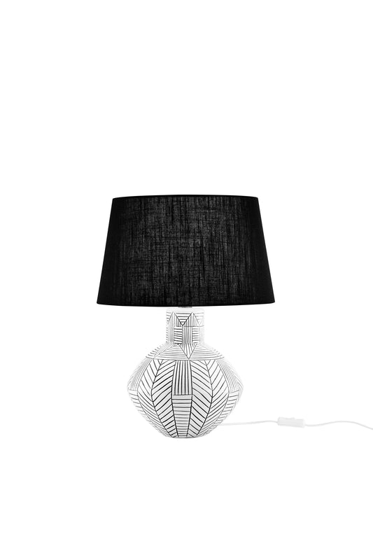 Lampada da tavolo Aztec in ceramica