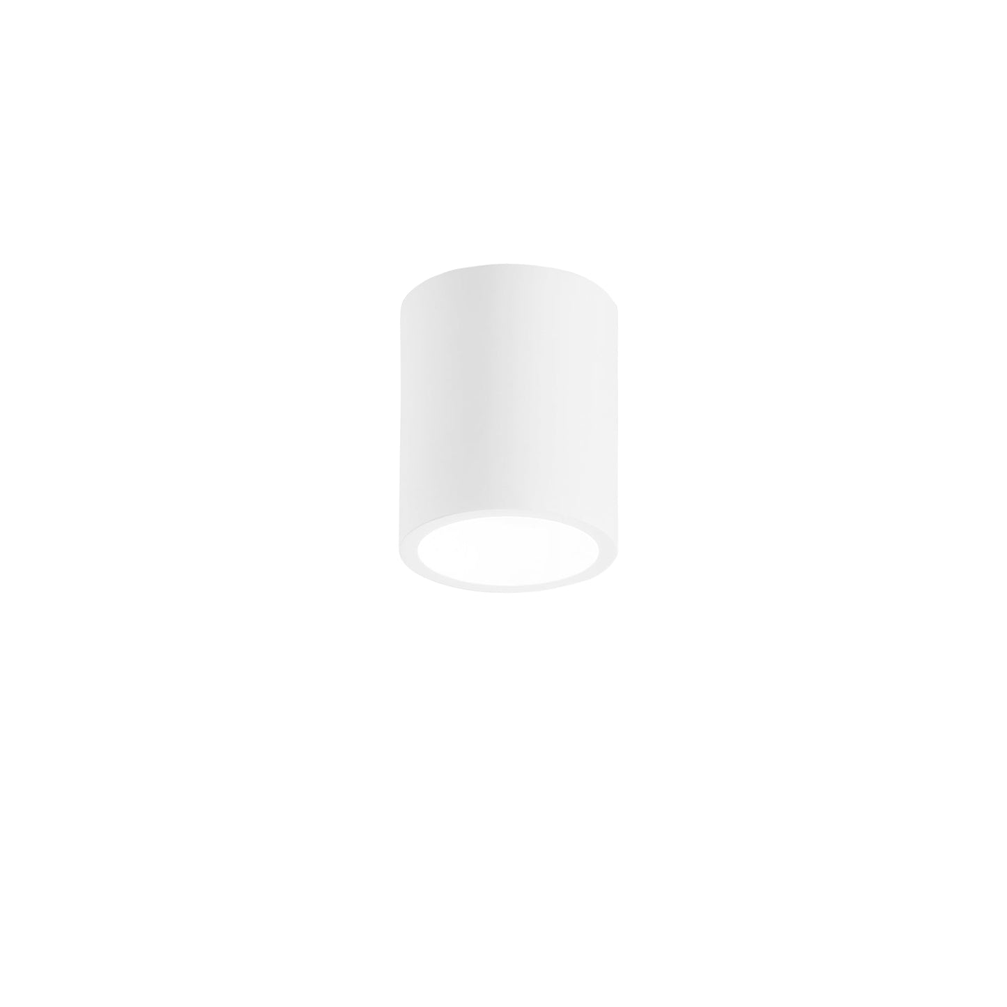 Plafoniera BANJIE in gesso bianco verniciabile 13.5x11x11 cm.