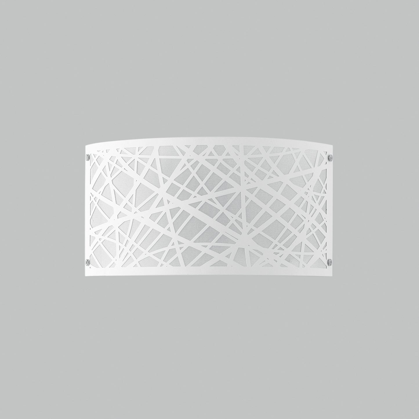 Applique BATIK in acciaio bianco con decori a taglio laser