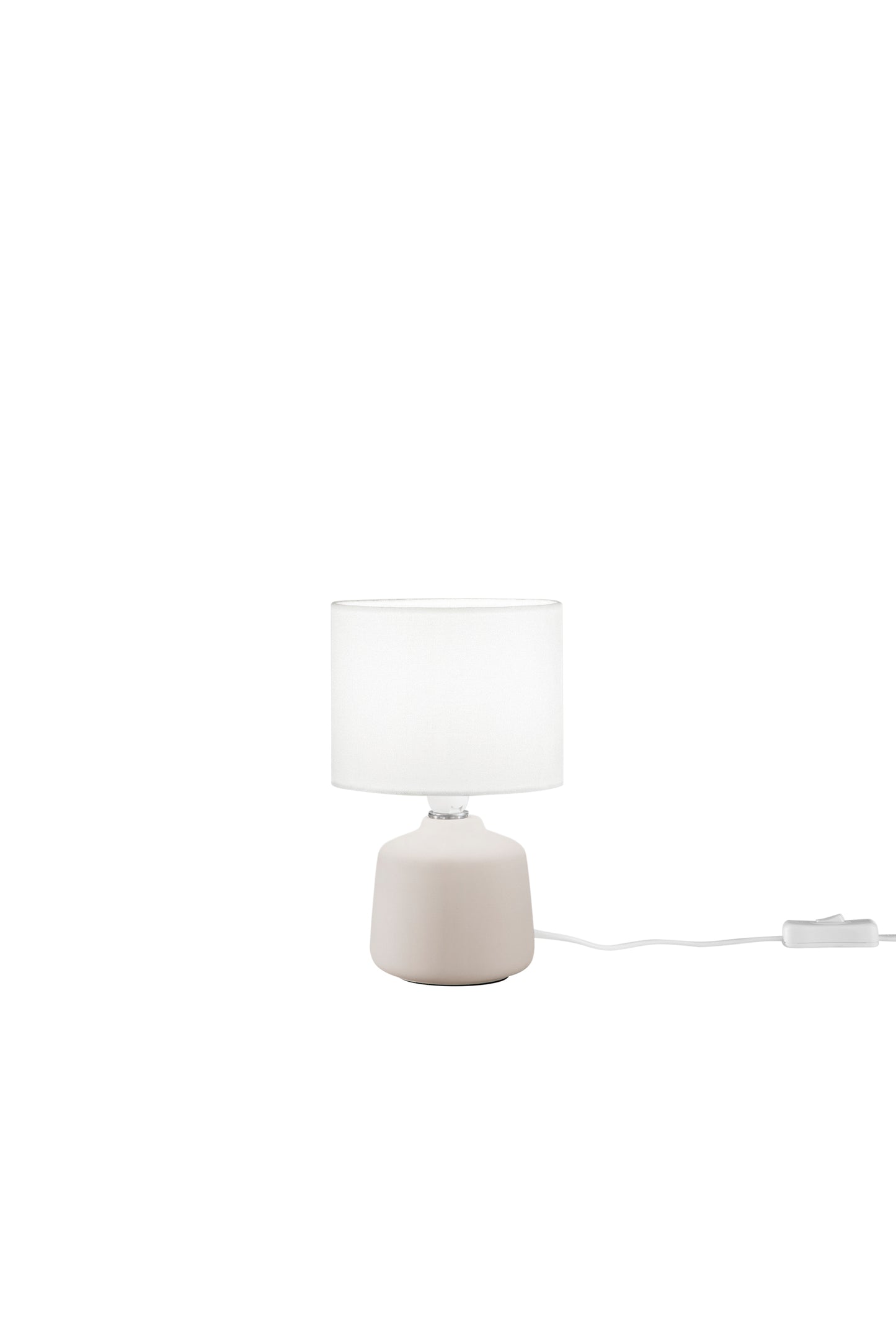 Lampada Burano con base bianca in ceramica