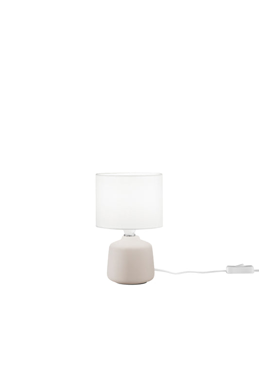 Lampada Burano con base bianca in ceramica
