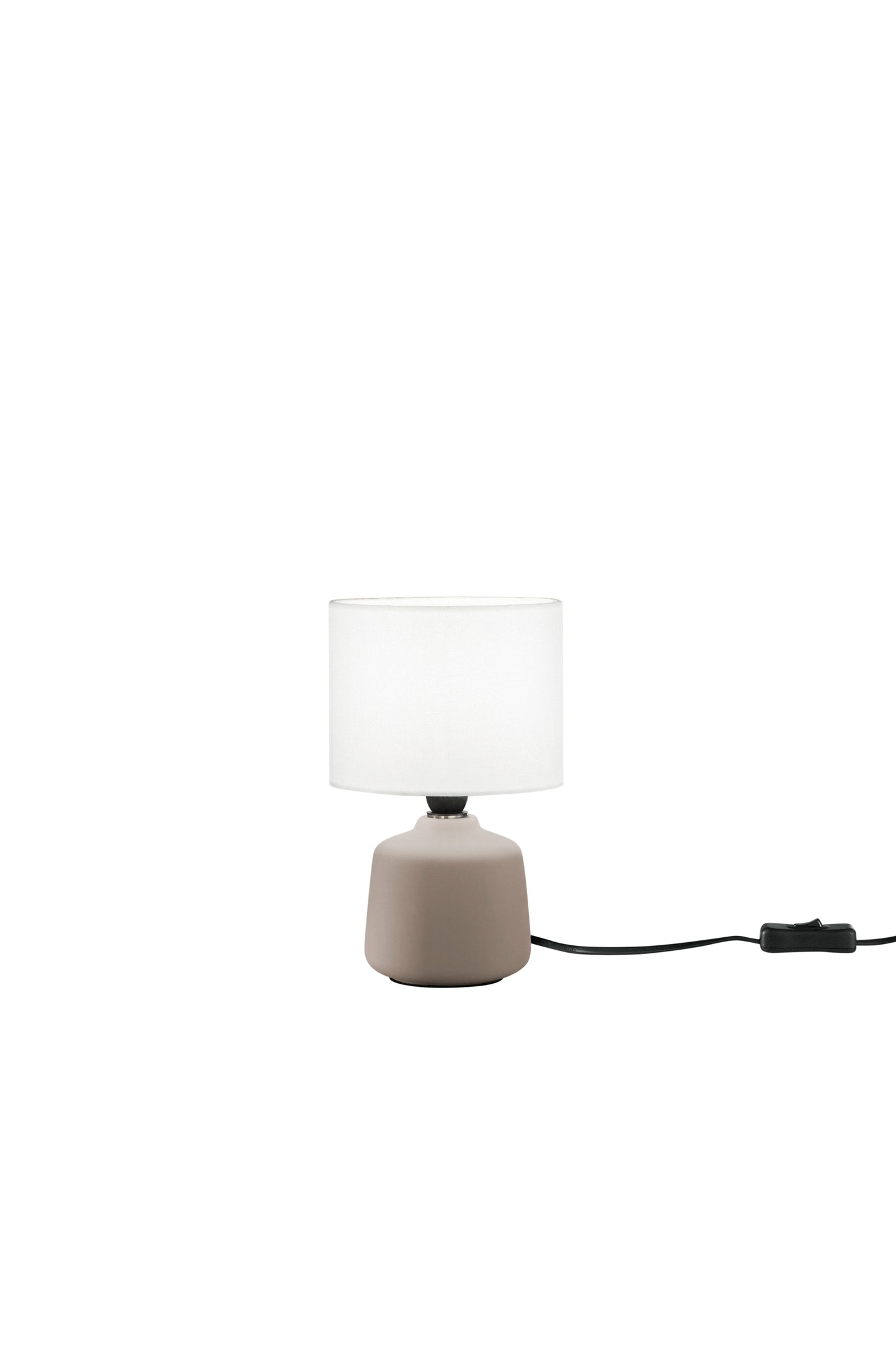 Lampada Burano con base beige in ceramica