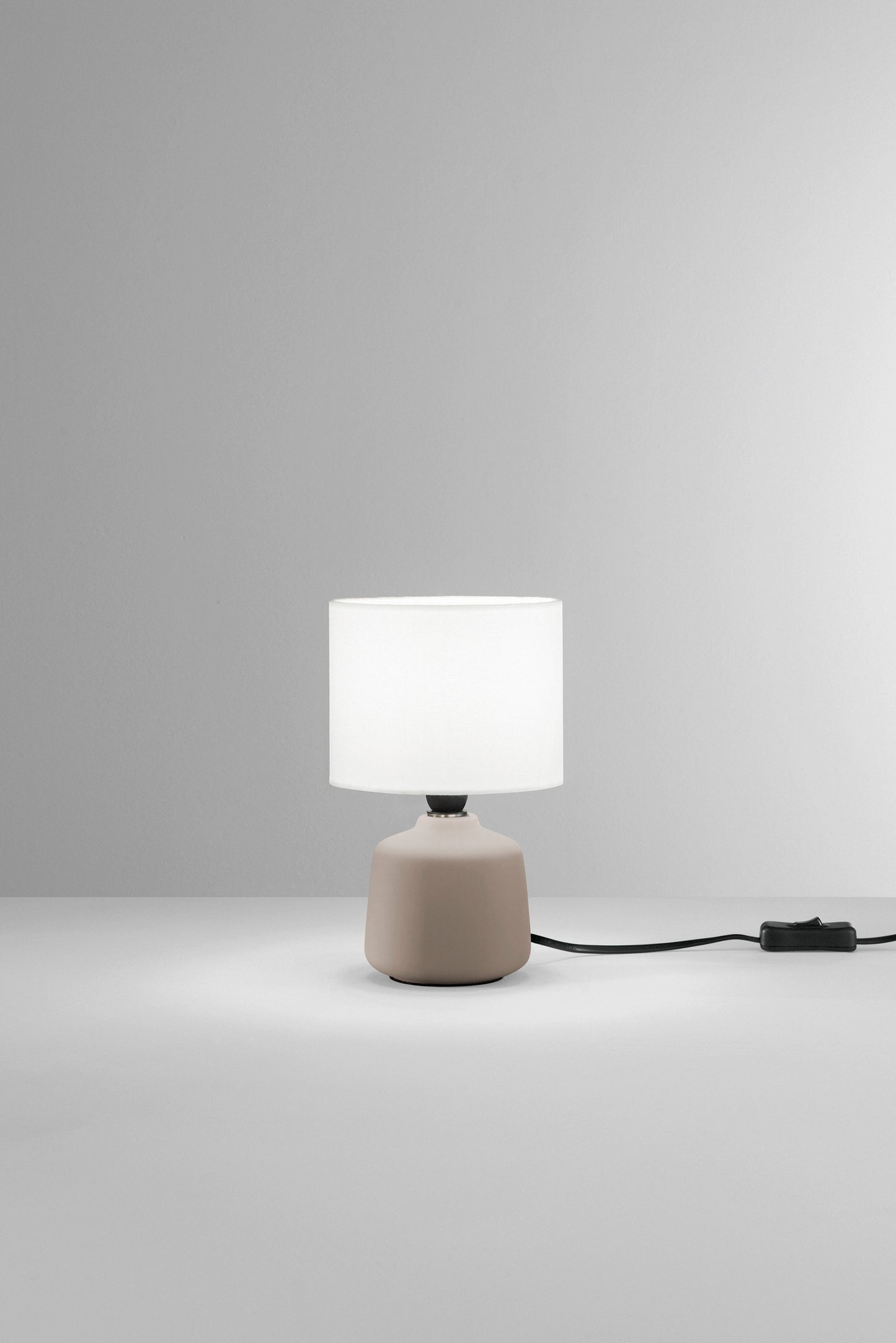 Lampada Burano con base beige in ceramica