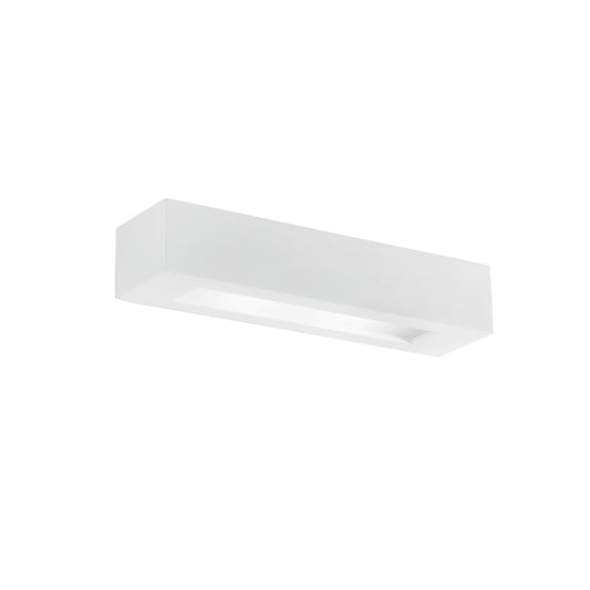 Applique CANDIDA in gesso bianco verniciabile