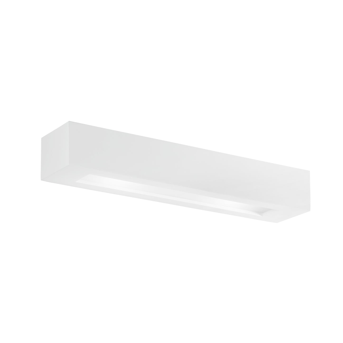 Applique CANDIDA in gesso bianco verniciabile 56cm.