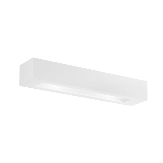 Applique CANDIDA in gesso bianco verniciabile 56cm.