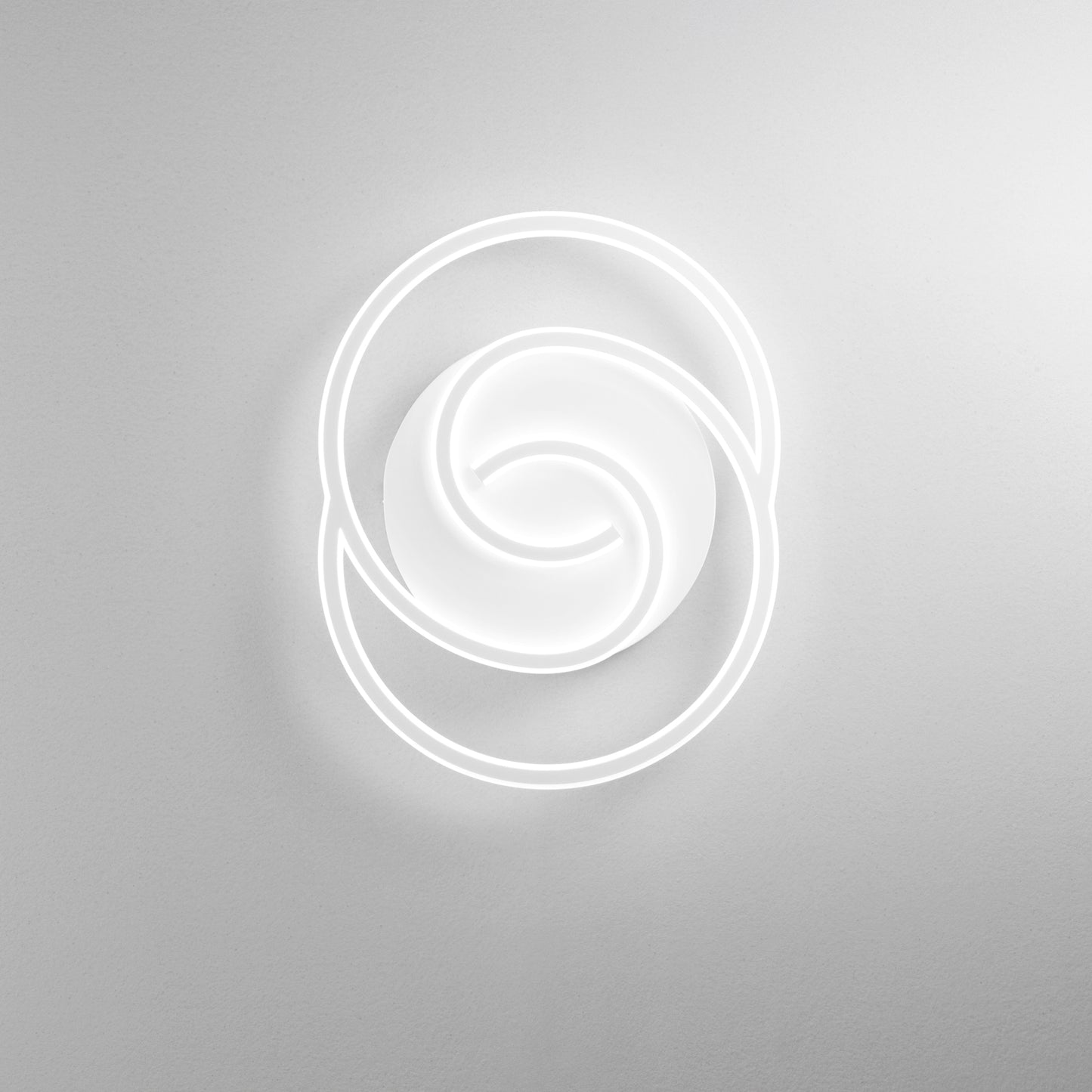 Plafoniera LED CAYMAN ovale bianca 40W con interruttore CCT