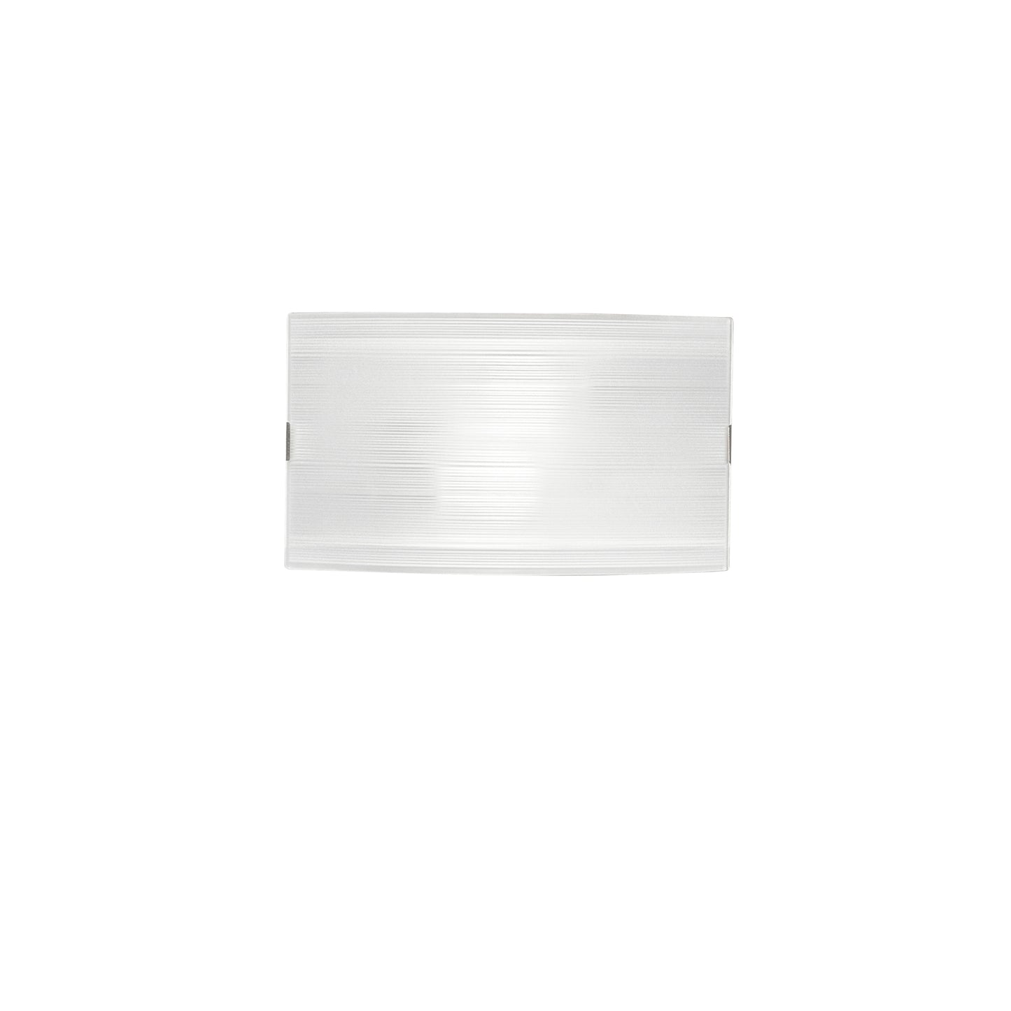 Applique CELINE in vetro bianco satinato 35x20 cm.
