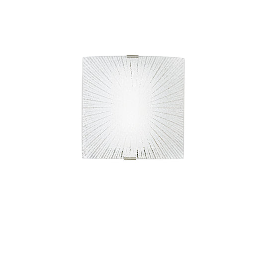 Applique LED CHANTAL in vetro bianco 12W 4000K(Luce naturale) 26 cm.