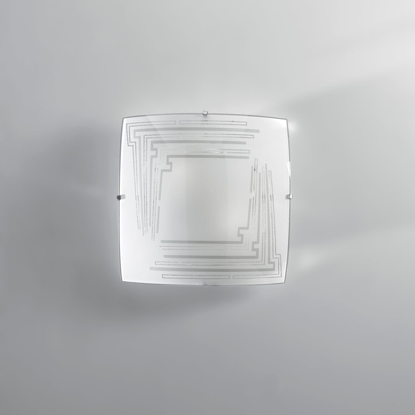 Plafoniera CONCEPT in vetro bianco 30 cm.