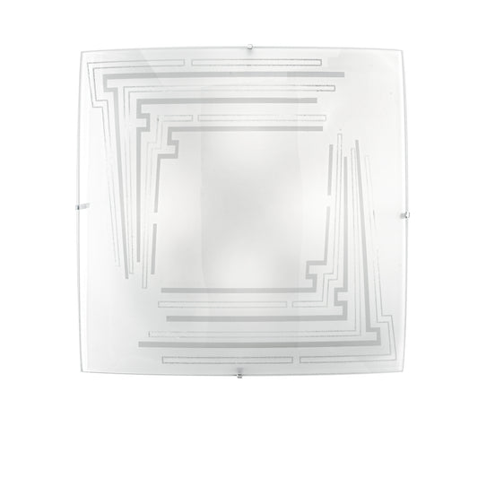 Plafoniera CONCEPT in vetro bianco 50 cm.