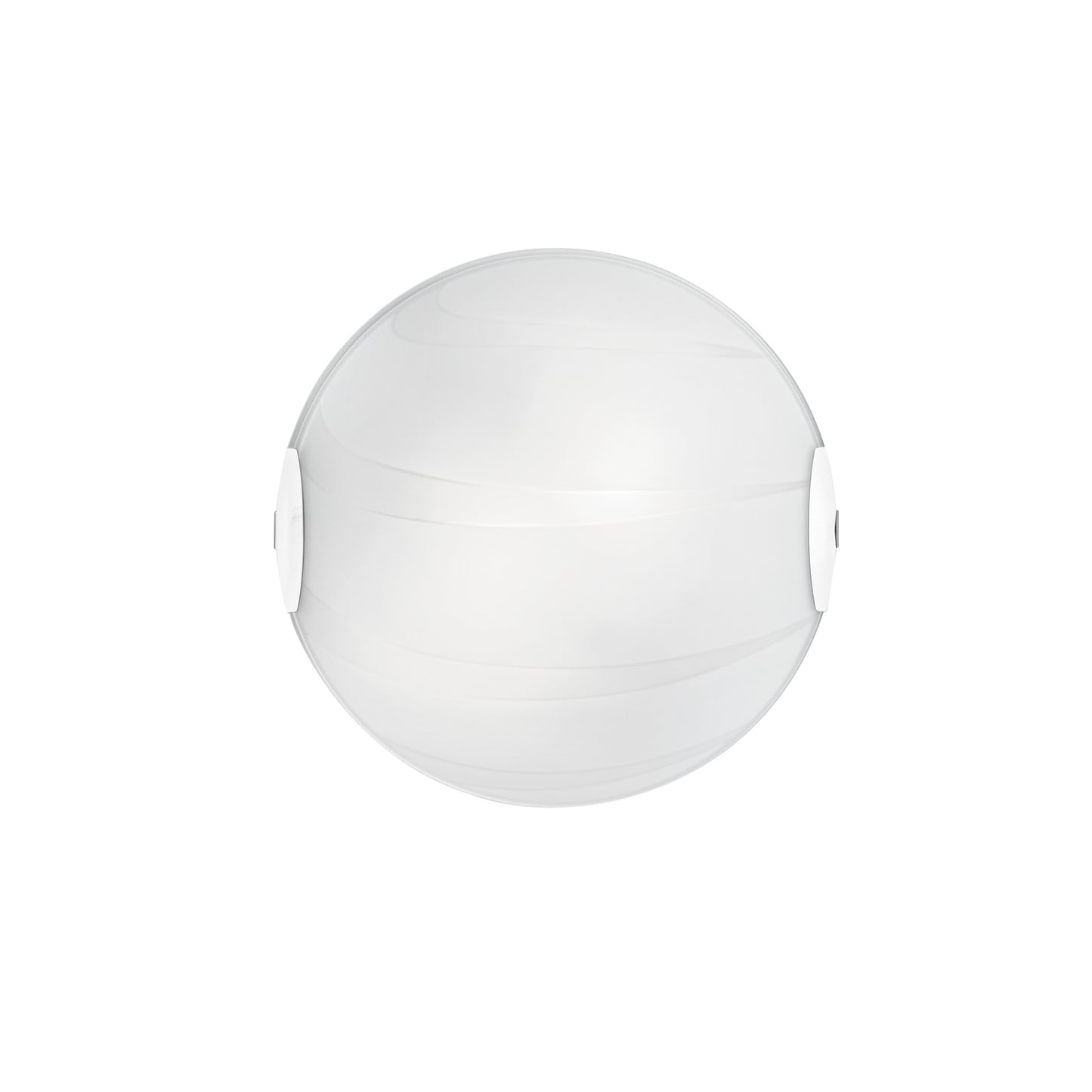 Plafoniera CRI in vetro bianco 30 cm. Ø