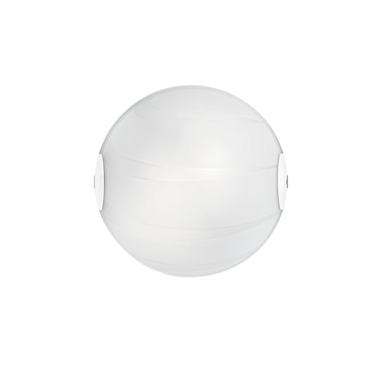 Plafoniera CRI in vetro bianco 30 cm. Ø
