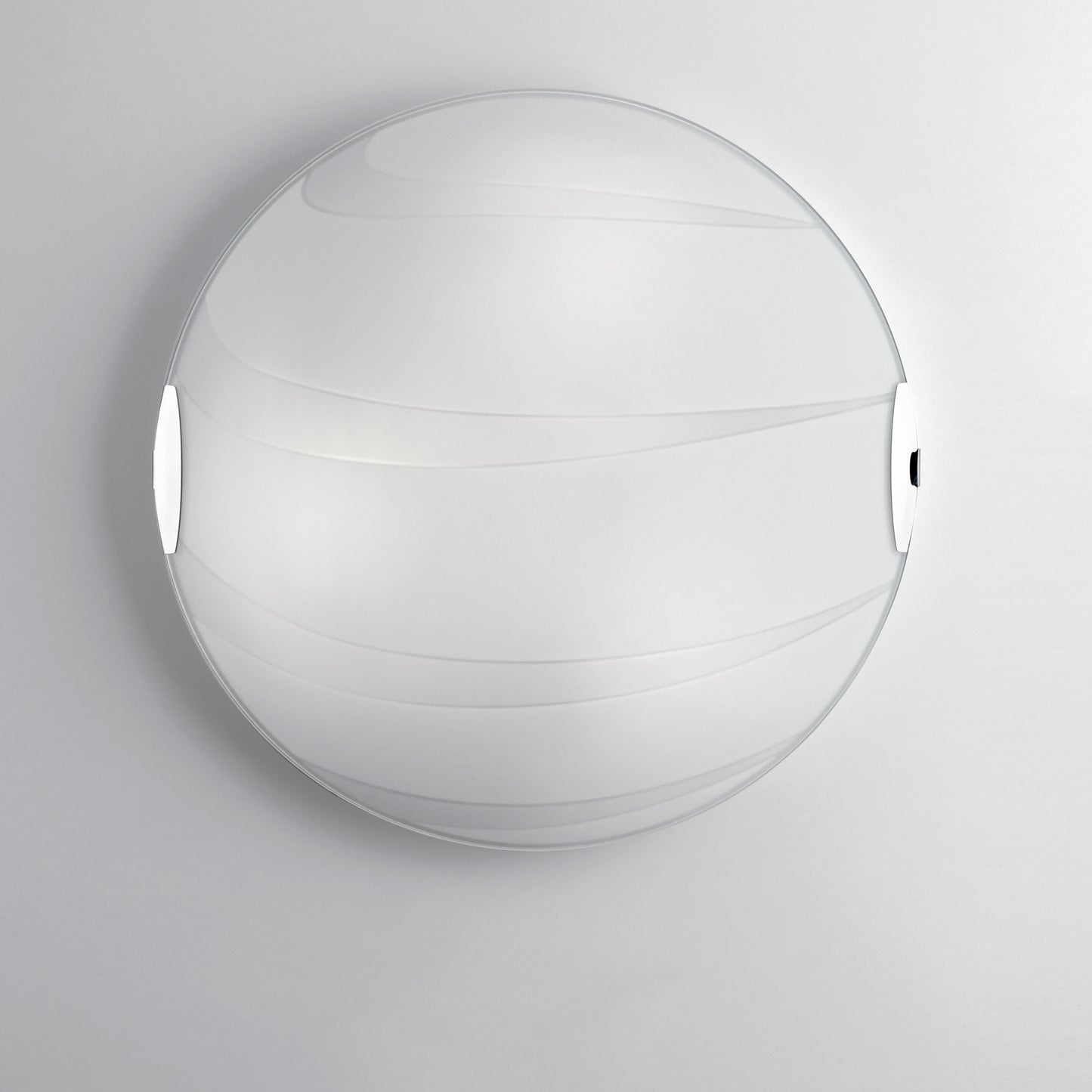 Plafoniera CRI in vetro bianco 40 cm. Ø