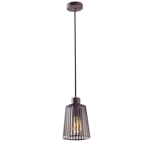 Lampadario a sospensione DAYTON in metallo bronzo 16 cm.
