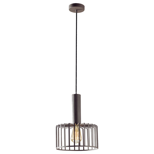 Lampadario a sospensione DAYTON in metallo bronzo 25 cm.