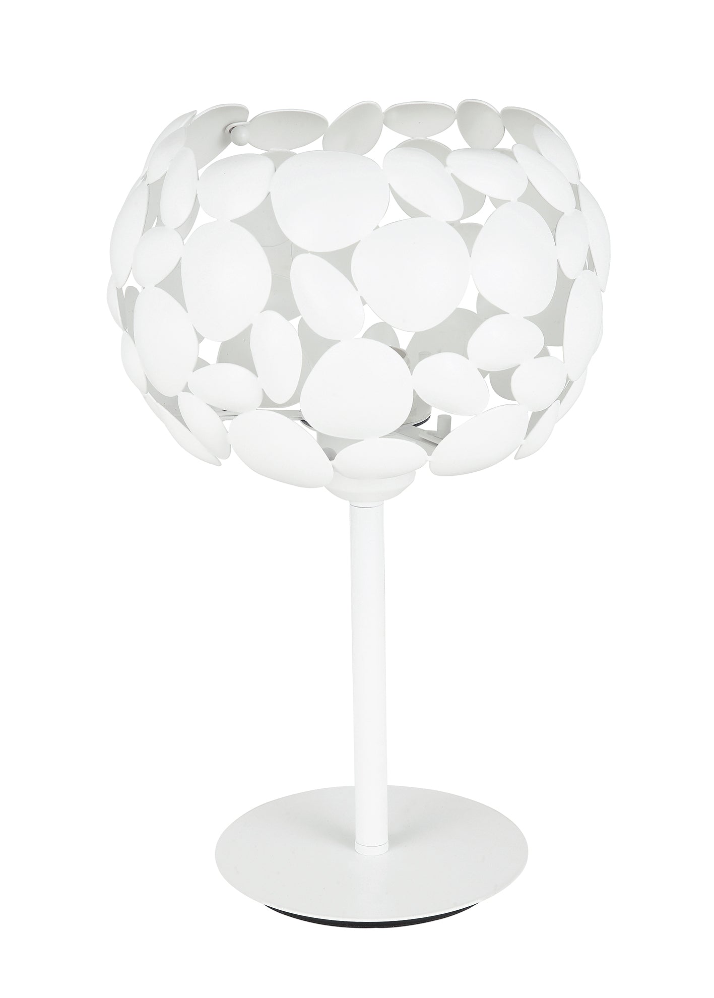 Lampada da tavolo DIONISO in metallo bianco